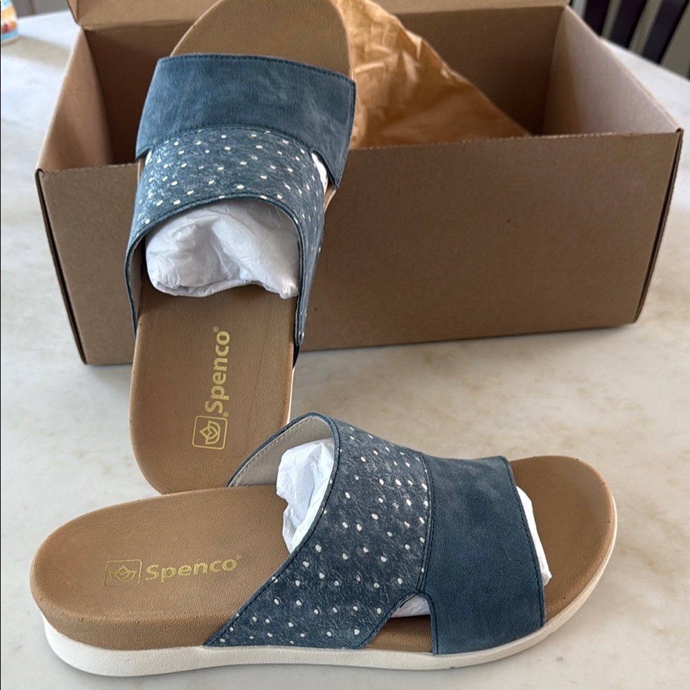 Spenco Dawn Ostrich Sandals